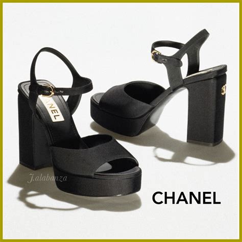 chanel sandals with heels